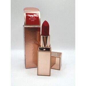 Patrick Ta Matte Suede Lipstick Thats Why Shes Late NEW